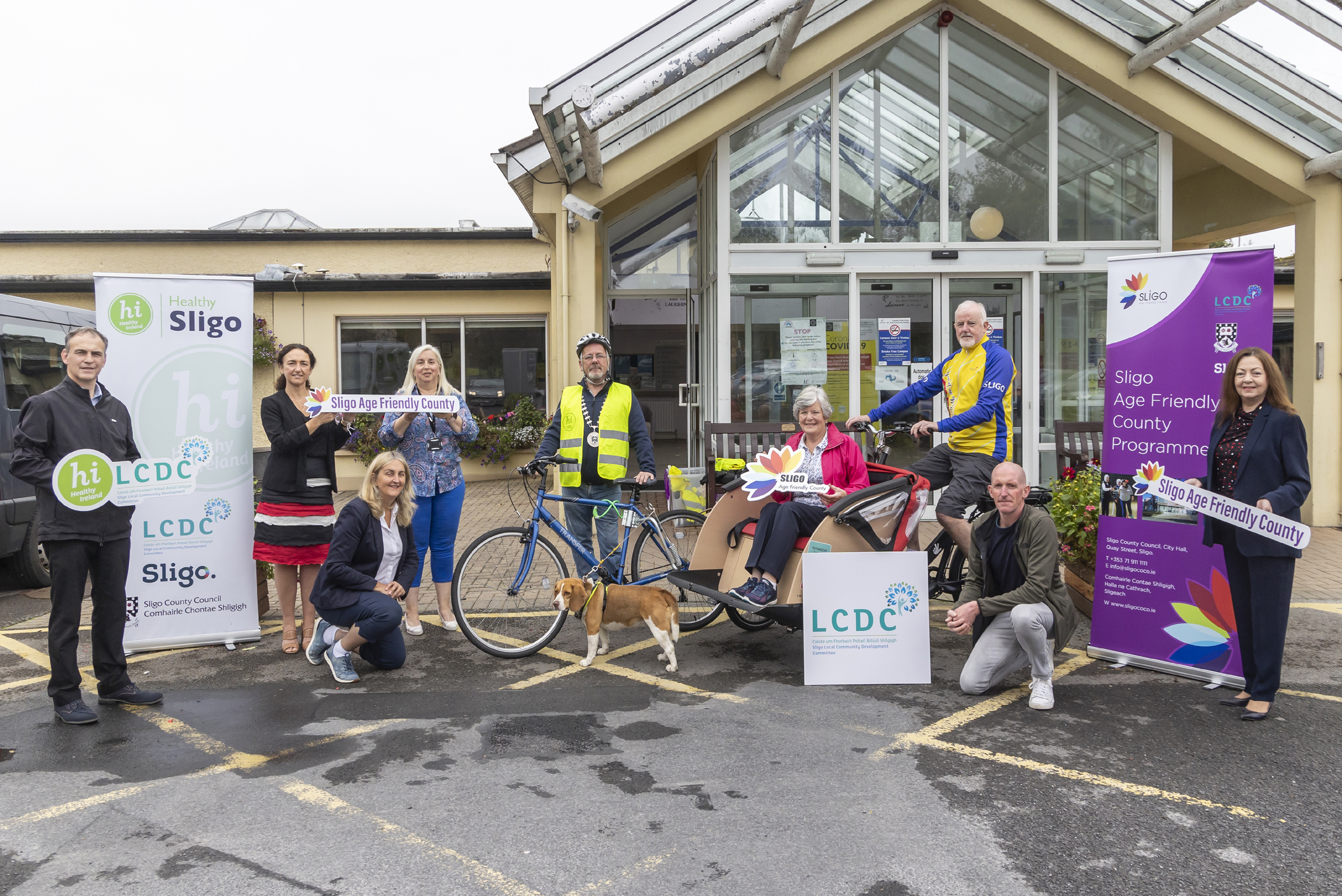 Celebrating Age Friendly / Healthy Sligo as part of National Bike Week.